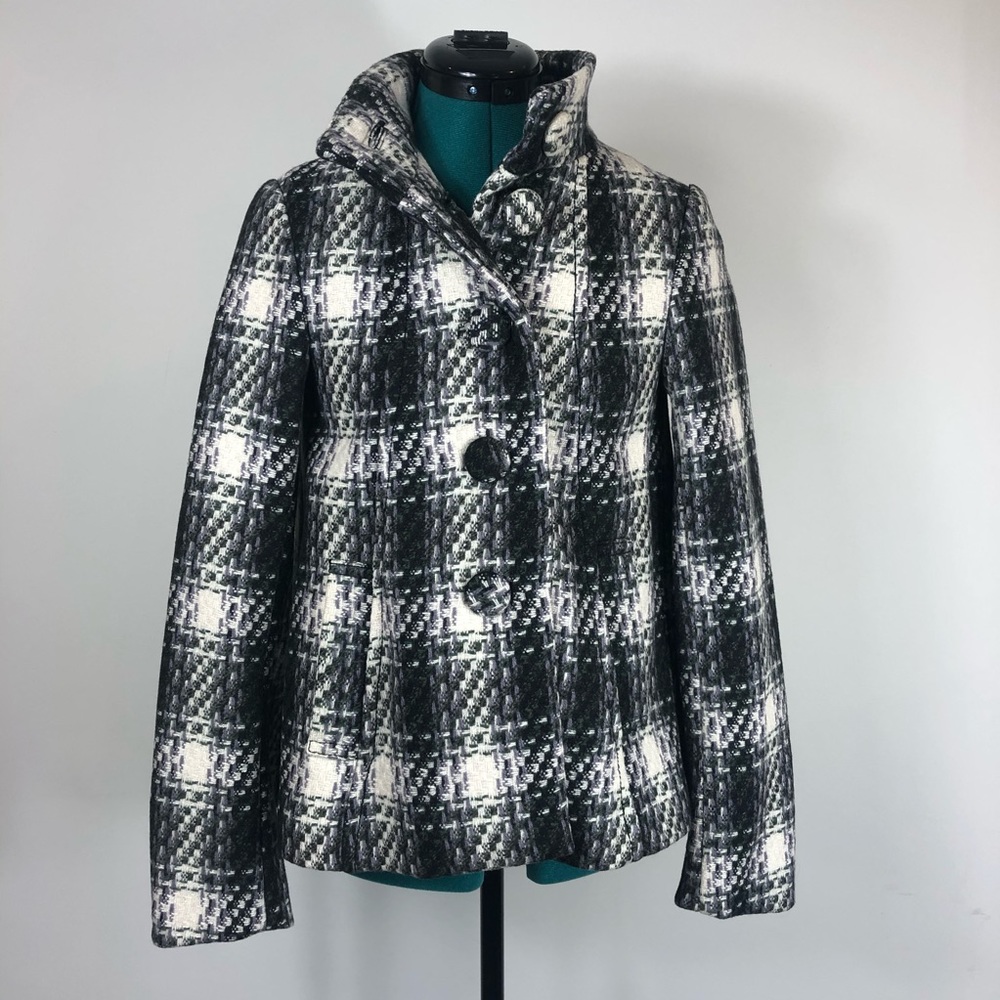 EUC H&M Tweed Swing Coat